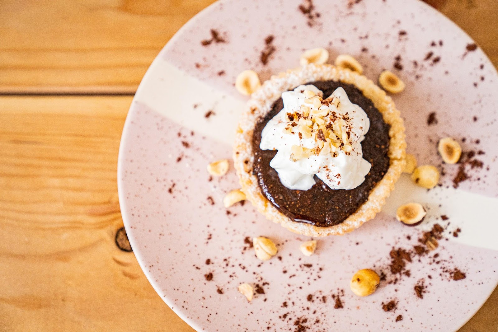 Mini Chocolate Oregon Hazelnut Pudding Pies